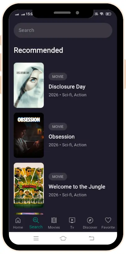 BeeTv recomended Movies